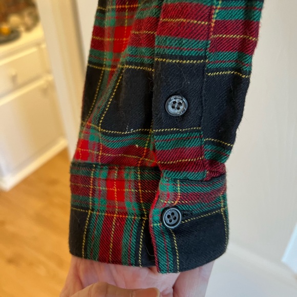 Charter Club Vintage Flannel Shirt. Size 14. - Picture 3 of 7